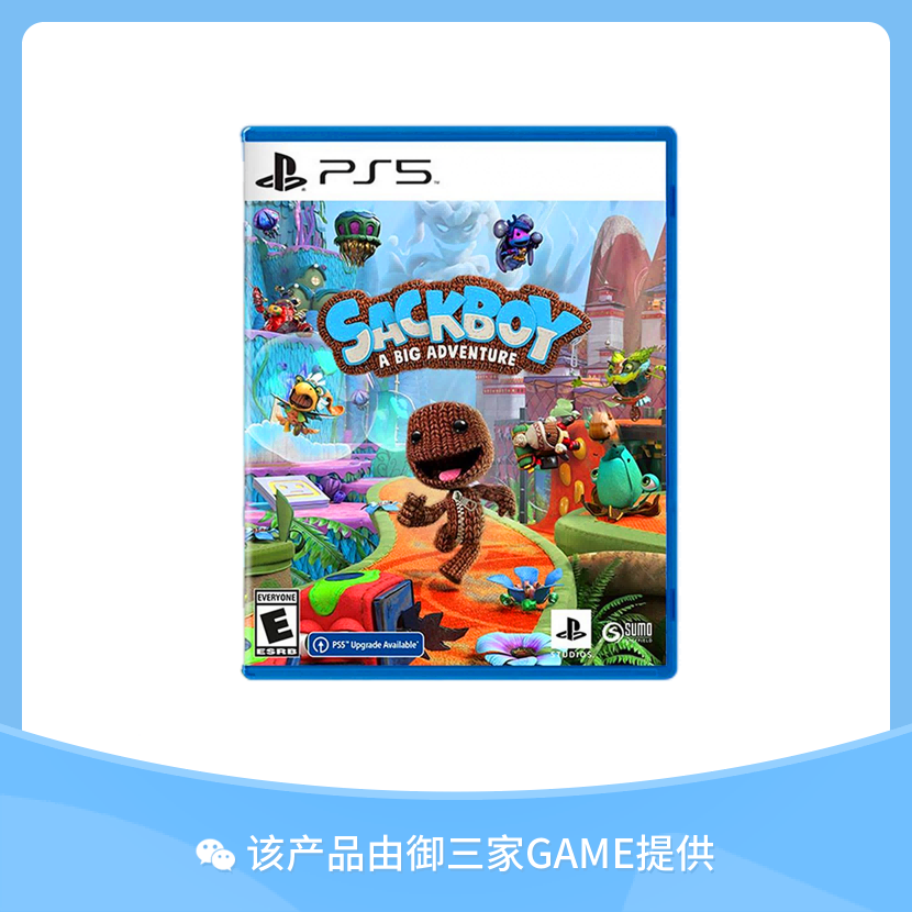 索尼PS5游戏 麻布仔大冒险 小小大星球3 中文