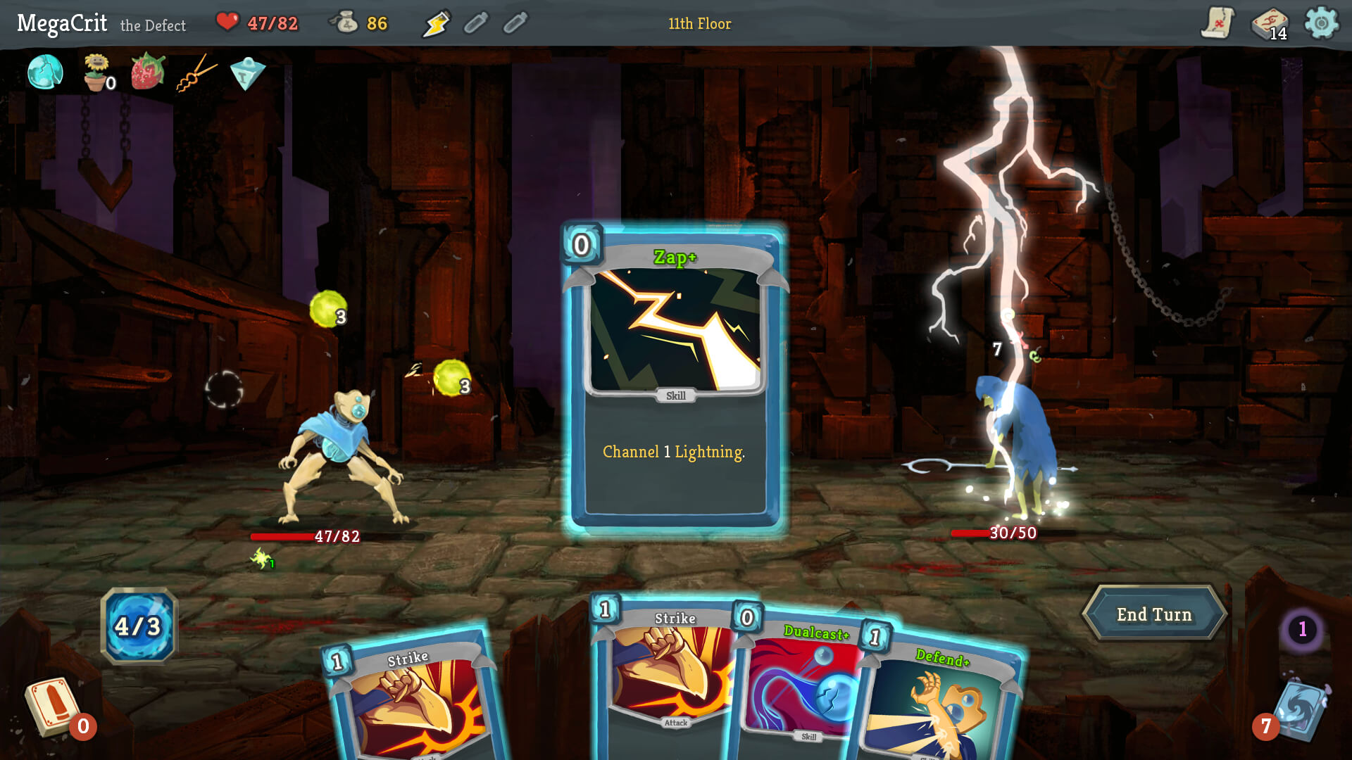 Card and relic art carrying fragments of lore