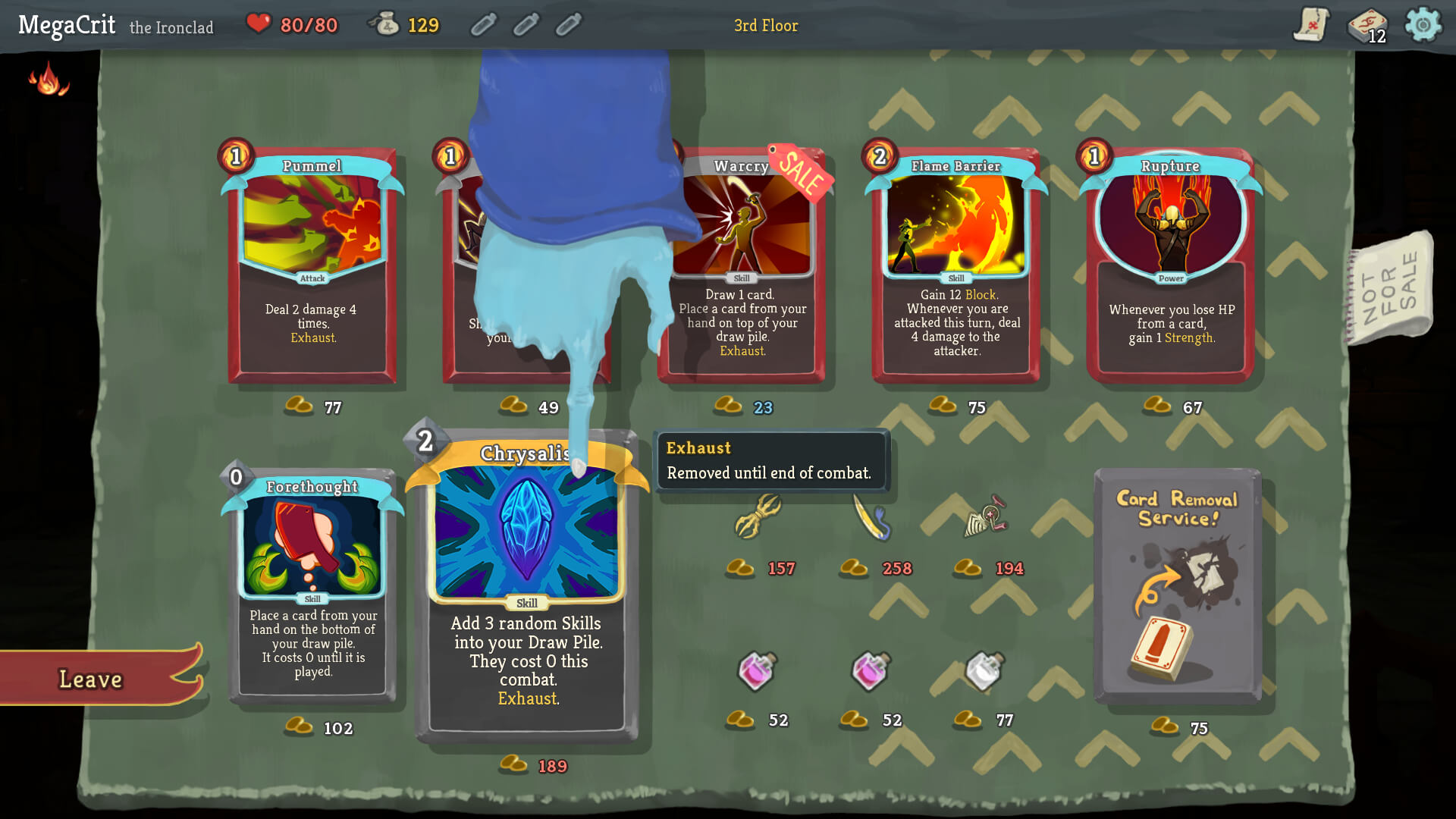 A climactic boss encounter