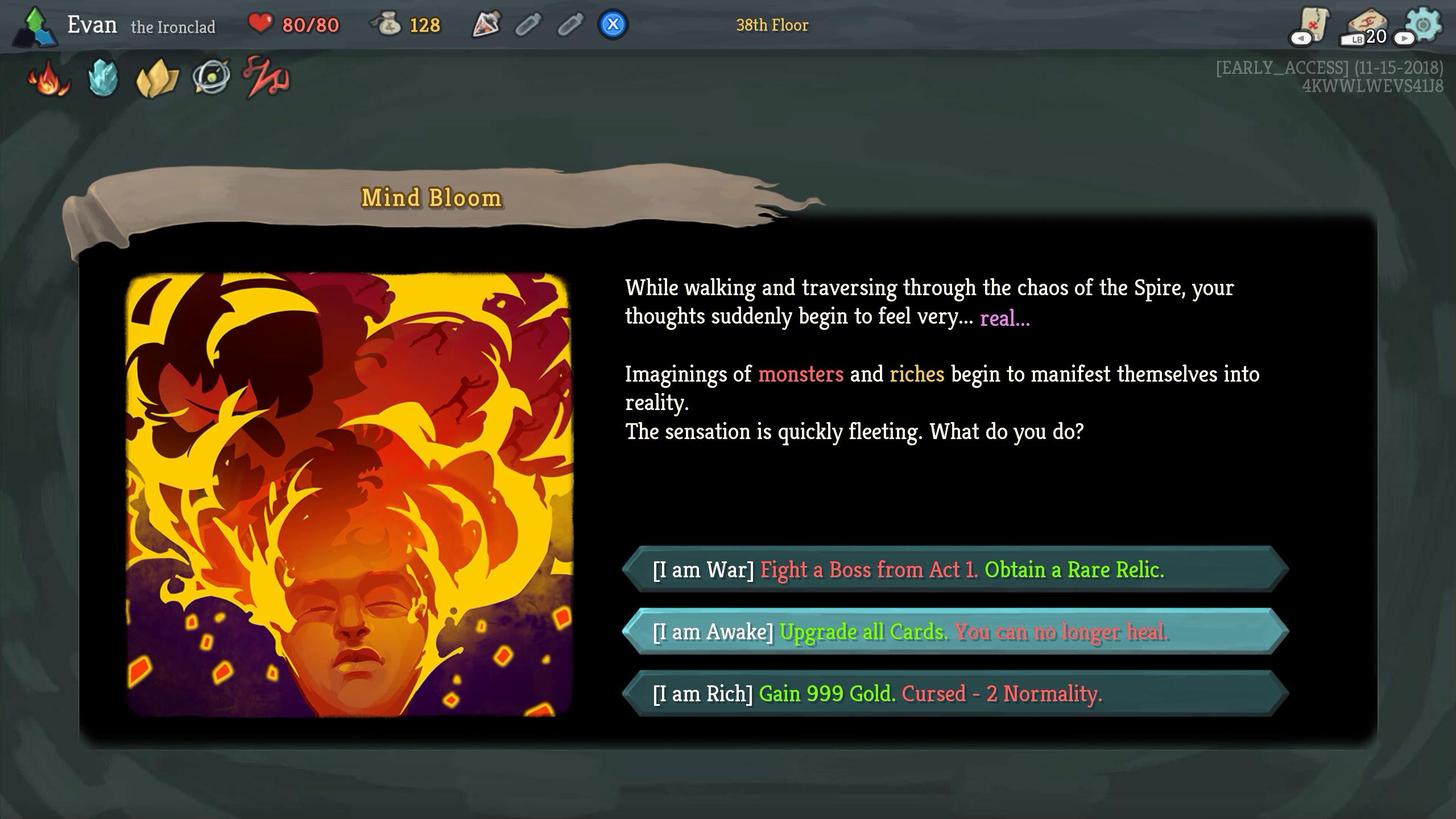 Distinct character and enemy art