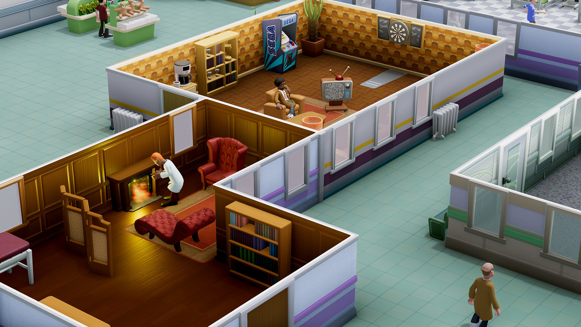 A research lab unlocking new departments and treatment machines